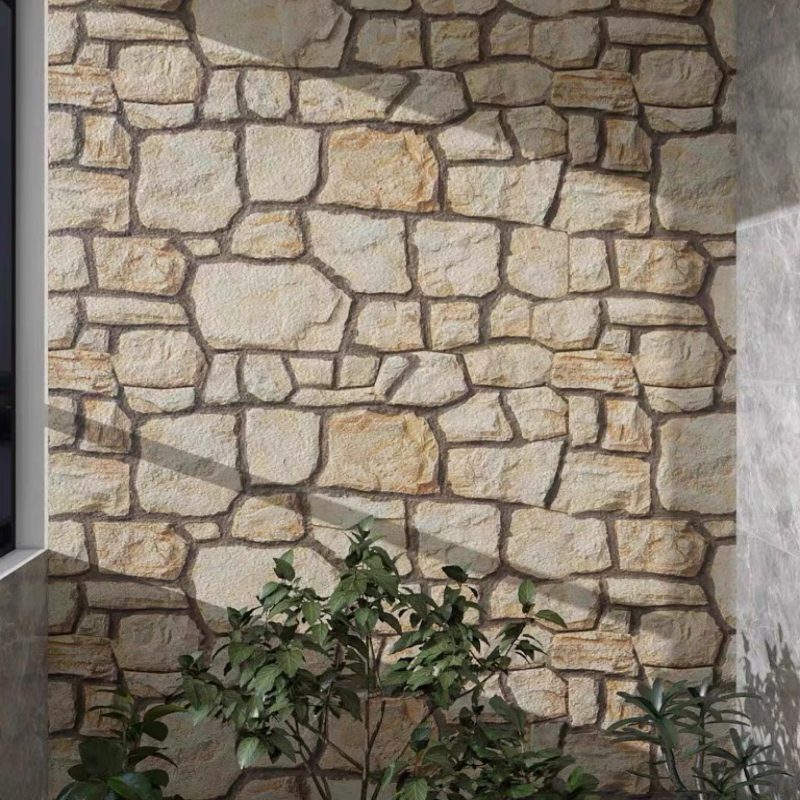 Chaotic Stone Wall Panel Series